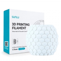 Filamento Sunlu PLA Matte Branco Fosco - White - 1.75mm 1kg 