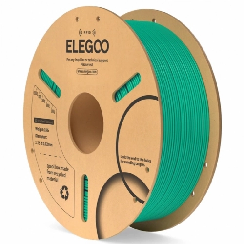 Filamento PLA Verde mar Sea Green  Elegoo   1.75mm 1kg 