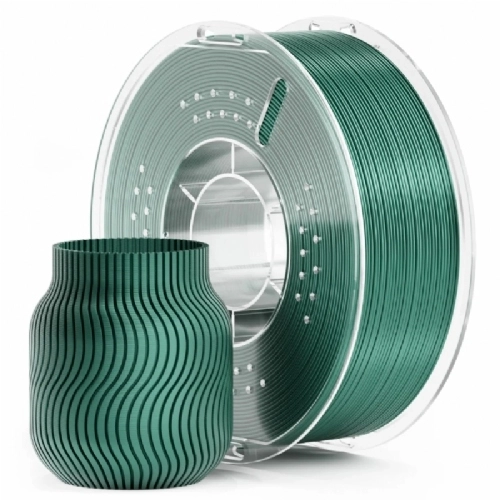 Filamento PLA Verde Metalico Green   Efeito Metal Metallic   Elegoo   1.75mm 1kg 