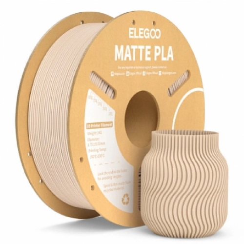 Filamento PLA Matte Fosco Bege   Elegoo   1.75mm 1kg 