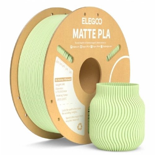 Filamento PLA Matte Mint Green   Verde Menta    Elegoo   1.75mm 1kg 
