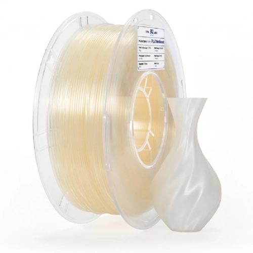 Filamento PLA Translucido Jade White   Branco Jade   BIQU   1.75mm 1kg 