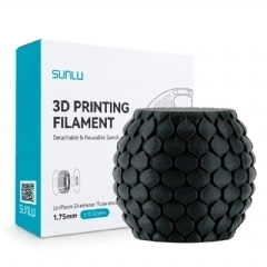 Filamento Sunlu PLA Clássico Preto - Black - 1.75mm 1kg 