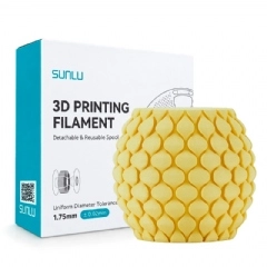 Filamento Sunlu PLA Clássico Amarelo Limão - Lemon Yellow - 1.75mm 1kg 