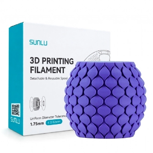 Filamento Sunlu PLA Matte Lilas Fosco   Lavander Purple   1.75mm 1kg 