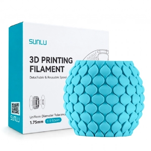 Filamento Sunlu PLA Matte  Azul Oceano Fosco   Ocean Blue   1.75mm 1kg 