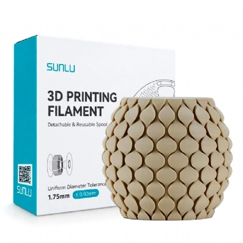 Filamento Sunlu PLA Matte Carvalho Fosco   Oak   1.75mm 1kg 