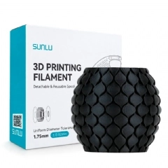 Filamento Sunlu PETG Fibra de Carbono - Black Carbon Fiber - 1.75mm 1kg 
