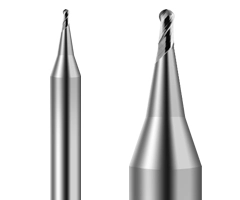 Micro fresa de topo reto