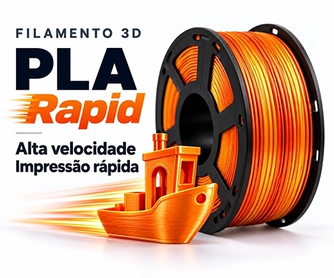 Filamento PLA Rapid para impressão em alta velocidade