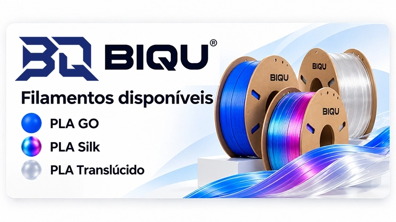 Filamentos BIQU para impressão 3D