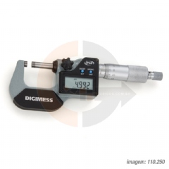 Micrômetro Digital Externo 0 a 25mm Proteção IP65 Digimess 110.250