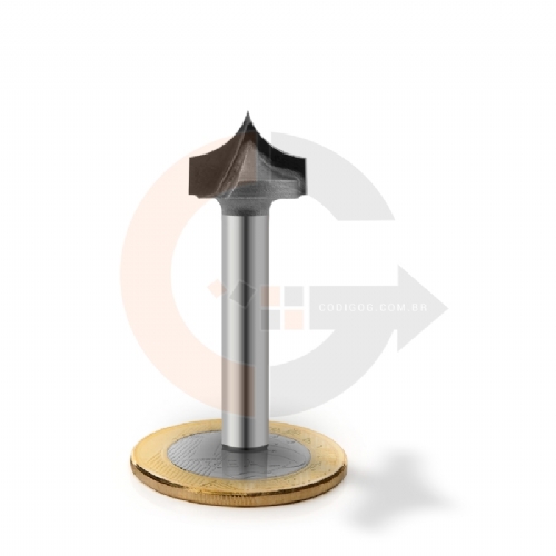 Fresa de arredondar cantos 15mm para madeira e MDF Metal Duro Fresa de arredondar cantos 15mm para madeira e MDF Metal Duro