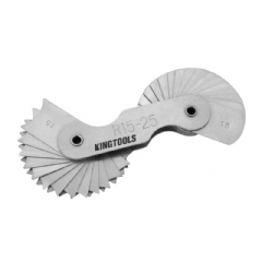 Calibrador de Raio para medição de raios côncavos R 15-25mm - King Tools 600.002