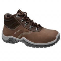 Bota de Segurança Work Nobuck com Bico de PVC - Marrom N°41 - Estival Bota de Segurança Work Nobuck com Bico de PVC - Marrom N°41 - Estival