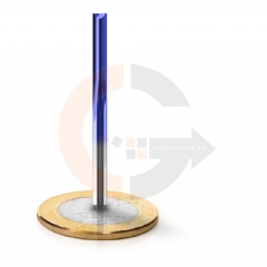 Fresa para MDF 2 Cortes Retos 3.175mm x 22mm Metal Duro Nano Cobertura Fresa para MDF 2 Cortes Retos 3.175mm x 22mm Metal Duro Nano Cobertura