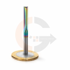 Fresa para MDF 2 Cortes Retos 4.0mm x 22mm Metal Duro Cobertura DLC