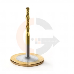 Fresa Esférica Ball Nose 3.175mm x 17mm Metal Duro com Titânio Fresa Esférica Ball Nose 3.175mm x 17mm Metal Duro com Titânio