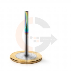 Fresa para MDF 2 Cortes Retos 3.175mm x 12mm Metal Duro Cobertura DLC