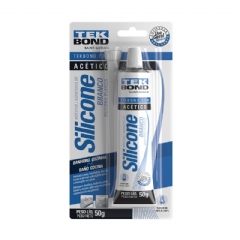 Adesivo de Silicone Acético 50g Blister Branco - Tekbond