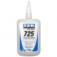 Adesivo Instantâneo 725 100g Bico Anti entupimento - Tekbond