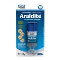 Adesivo Araldite Transparente 6g Seringa Blister - Tekbond