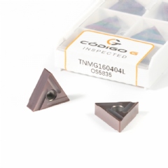 Inserto TNMG160404L TiAlSin Pastilha de Metal Duro para Aço, Grade 5835 - 10 peças