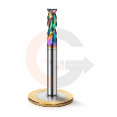 Fresa para Alumínio 2 Cortes 6.0mm x 18mm Metal Duro com Cobertura DLC