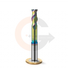 Fresa de Haste Aliviada 2 cortes 10mm x 25mm Metal Duro HRC55 DLC