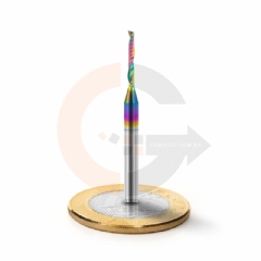 Fresa Para Acrílico e Outros Plásticos  1 Corte 1.5mm x 12mm Metal Duro com DLC