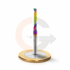 Fresa para Acrílico e Outros Plásticos  1 Corte 2.5mm x 17mm Metal Duro com DLC