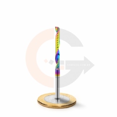 Fresa para Acrílico e Outros Plásticos  1 Corte 3.175mm x 28mm Metal Duro com DLC