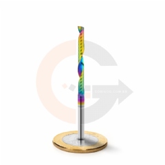 Fresa para Acrílico e Outros Plásticos  1 Corte 3.175mm x 32mm Metal Duro com DLC