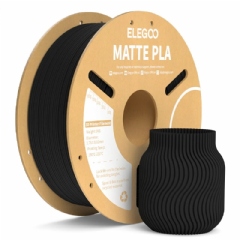 Filamento PLA Matte Preto Fosco - Matte Black - Elegoo - 1.75mm 1kg 