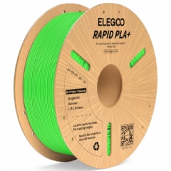 Filamento Rapid PLA+ Verde - Elegoo - 600mm/s Hyper Velocidade - 1kg 