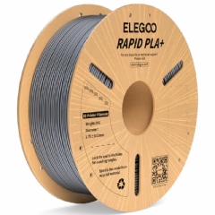 Filamento Rapid PLA+ Prateado - Elegoo - 600mm/s Hyper Velocidade - 1kg 