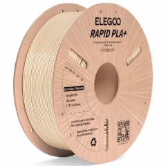 Filamento Rapid PLA+ Bege - Elegoo - 600mm/s Hyper Velocidade - 1kg 