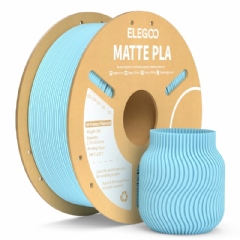 Filamento PLA Matte Azul Gelo - Ice Blue - Elegoo - 1.75mm 1kg 