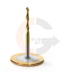 Fresa Esférica Ball Nose 2.5mm x 15mm Metal Duro com Titânio Fresa Esférica Ball Nose 2.5mm x 15mm Metal Duro com Titânio