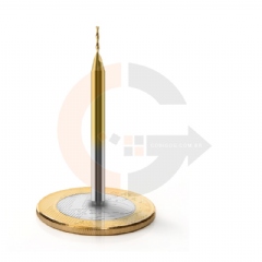 Fresa Esférica Ball Nose 1.0mm x 4.0mm Metal Duro com Titânio Fresa Esférica Ball Nose 1.0mm x 4.0mm Metal Duro com Titânio