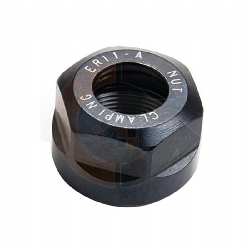 Porca ER11 sextavada para spindle e porta pinça ER11 13.3mm Porca ER11 sextavada para spindle e porta pinça ER11 13.3mm