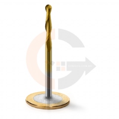 Fresa Esférica Ball Nose 4mm x 22mm Metal Duro com Titânio Fresa Esférica Ball Nose 4mm x 22mm Metal Duro com Titânio