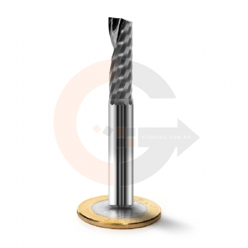 Fresa Para Acrílico e Outros Plásticos 1 Corte 8mm x 25mm Metal Duro Fresa Para Acrílico e Outros Plásticos 1 Corte 8mm x 25mm Metal Duro