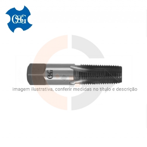 Macho para tubo NPT 108A 1/4 x 18 fios OSG HSSE, 1 peça Macho para tubo NPT 108A 1/4 x 18 fios OSG HSSE, 1 peça