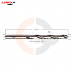 Broca aço rápido HSS 3/8 Lenox Twill TW105