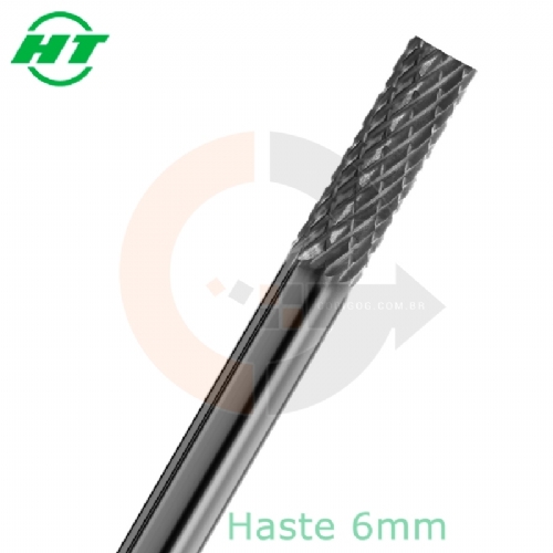 Lima Rotativa Cilíndrica 6 x 19mm Metal Duro, Quebra Cavaco Lima Rotativa Cilíndrica 6 x 19mm Metal Duro, Quebra Cavaco