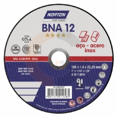 Disco de corte para Inox 7 pol. x 1.6mm BNA 12 Norton