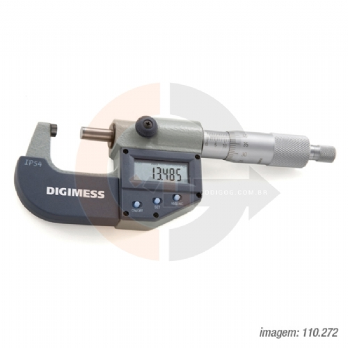 Micrometro Externo Digital Protecao IP54   Digimess   110.272
