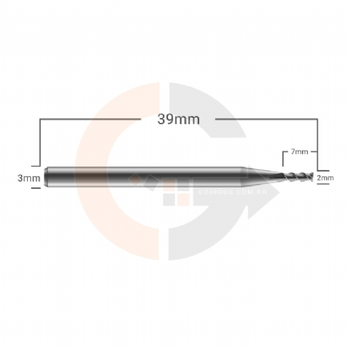 Ampliar foto Fresa OSG Hy PRO Metal Duro Topo Reto 2 Cortes 2.0mm x 7.0mm Ampliar foto Fresa OSG Hy PRO Metal Duro Topo Reto 2 Cortes 2.0mm x 7.0mm