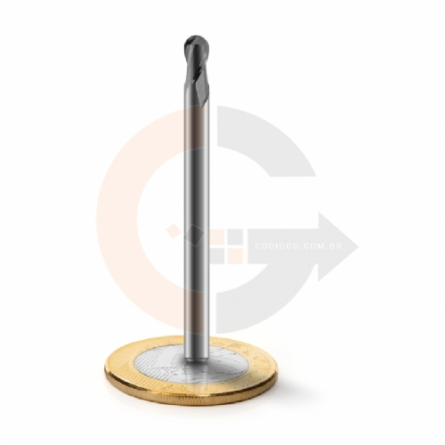 Fresa OSG Hy PRO Metal Duro Topo Esferico 2 Cortes 4.0mm x 14mm Fresa OSG Hy PRO Metal Duro Topo Esferico 2 Cortes 4.0mm x 14mm